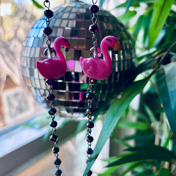 "Fancy Flamingo" Mask/Glasses Chain