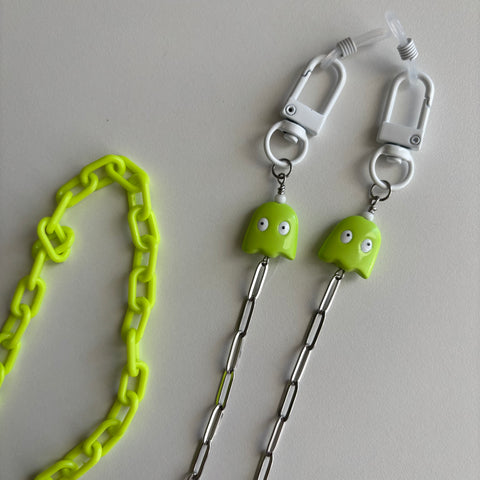 "Ghostie" Mask/Glasses Chain