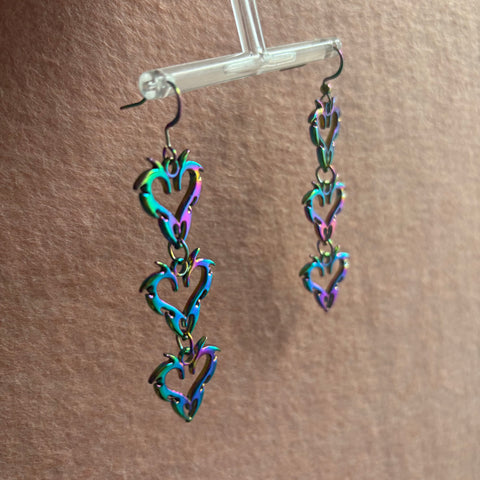 "Triple Thorn" Earrings