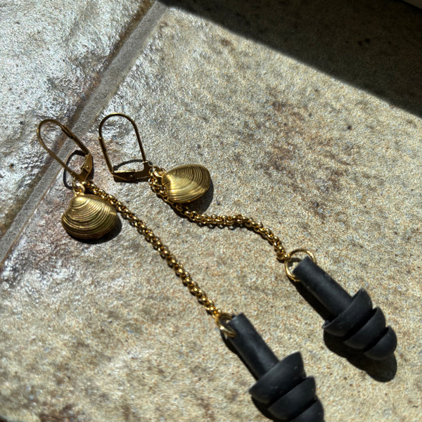 "Shell Ya" Earplug Earrings