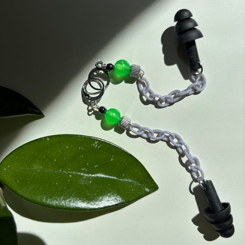 "Neon Nights" Earplug Earrings