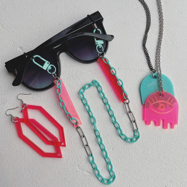 "Ready for This" Mask/Glasses Chain