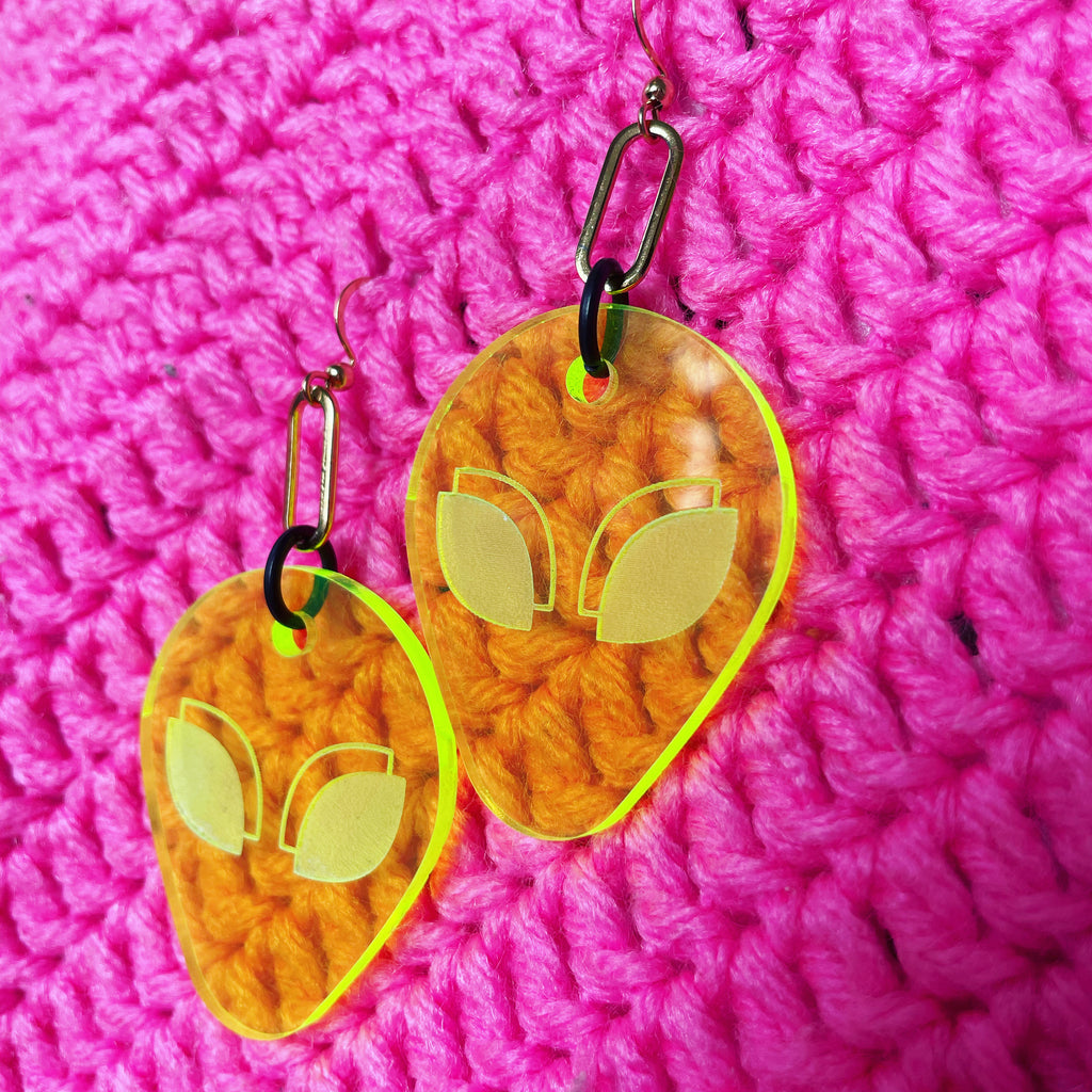 "Alien" Earrings