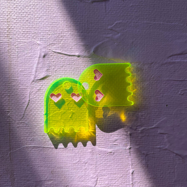 "Ghost" Earrings NEON///