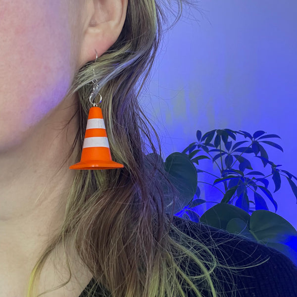 "Safety Third" Earrings