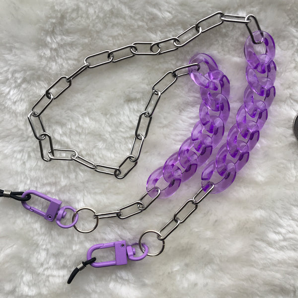 "The Future is Clear" Mask/Glasses Chain