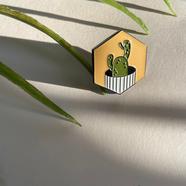 "Cactus" Plant Pin
