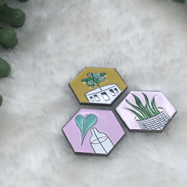 "Philodendron" Plant Pin