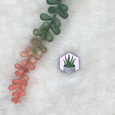"Aloe Vera" Plant Pin